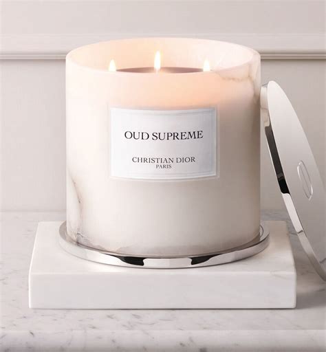 dior oud supreme|Oud Supreme Giant Candle: Alabaster Limited Edition .